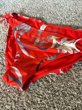 Athleta Tropical Orange Swim Bottoms